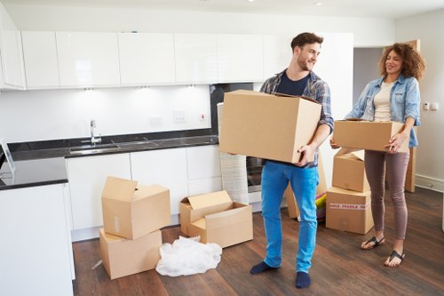Commercial relocation support for an office move in Thehyde