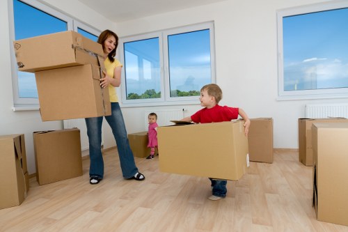 Customer choosing a secure Thehyde Removals payment method online