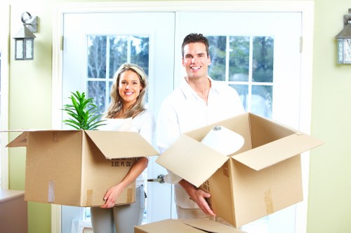 Modern removals company identity and reliable moving support
