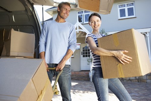 Sorted household items prepared for responsible clearance and recycling