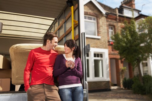 Packing and loading preparation for removals in Thehyde